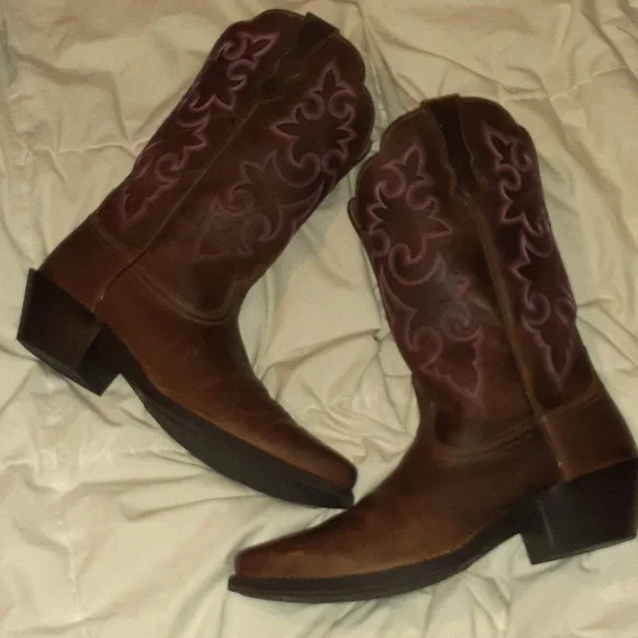 Women's Ariat western style boots size 10 - Picture 6 of 11